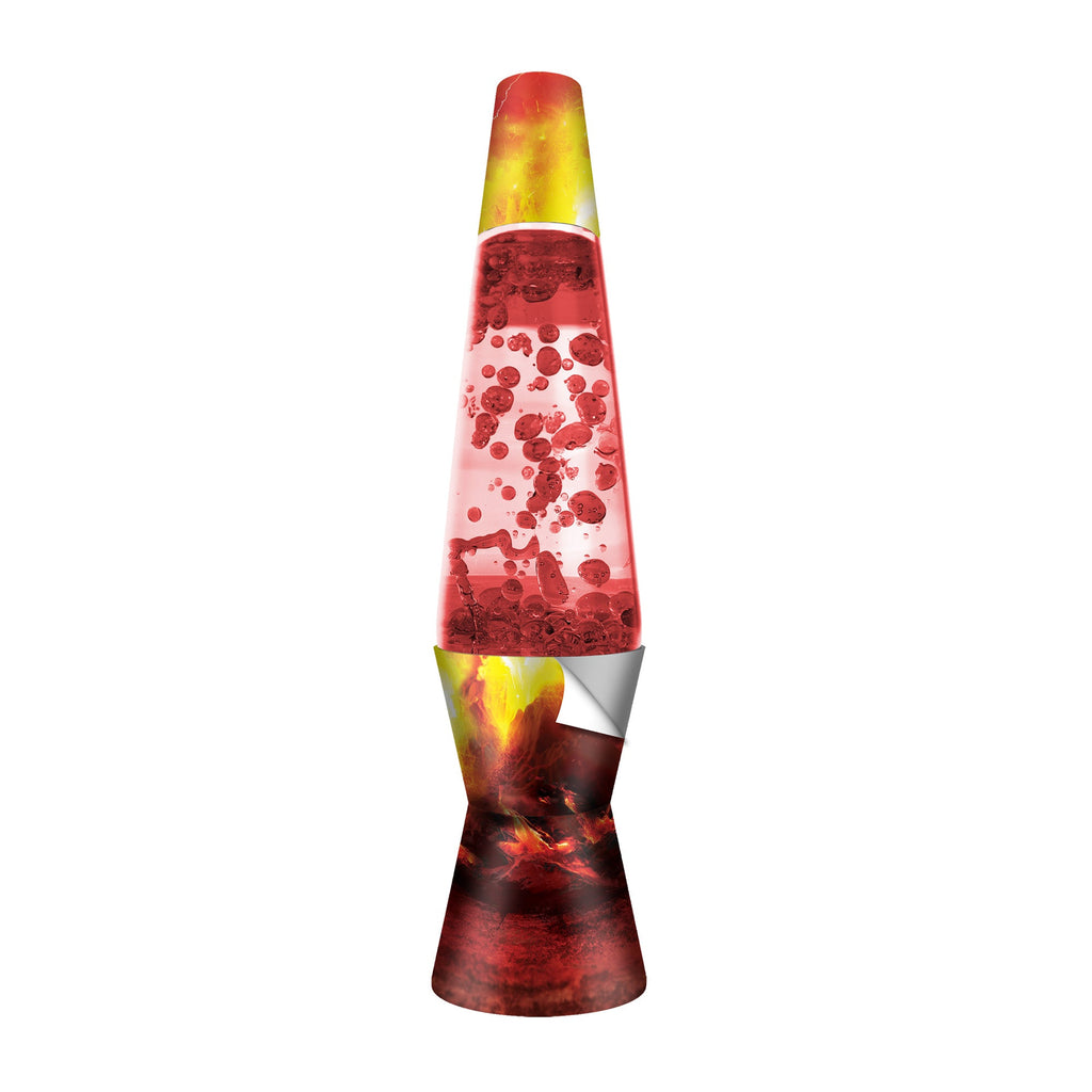 Make Your Own Motion Lamp - Red Lamp with Lava Decal
